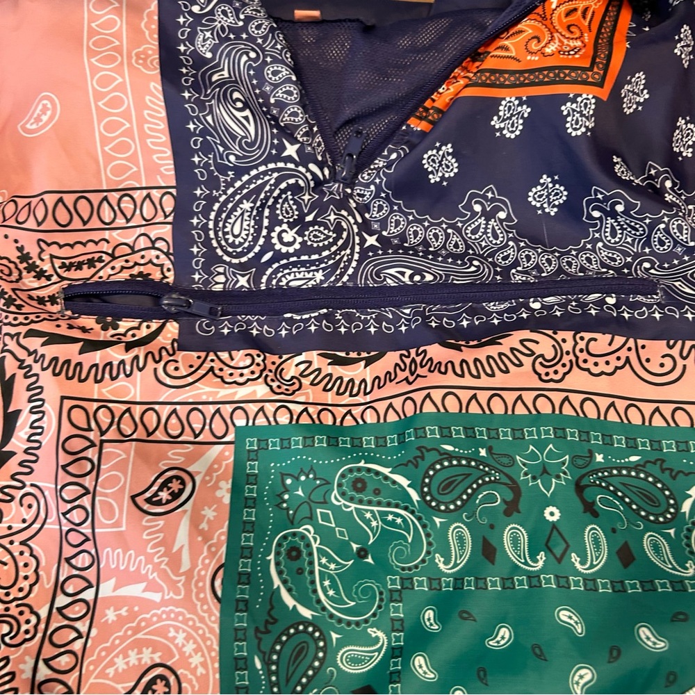 Patchwork Paisley Women's Utility Jacket - image 5